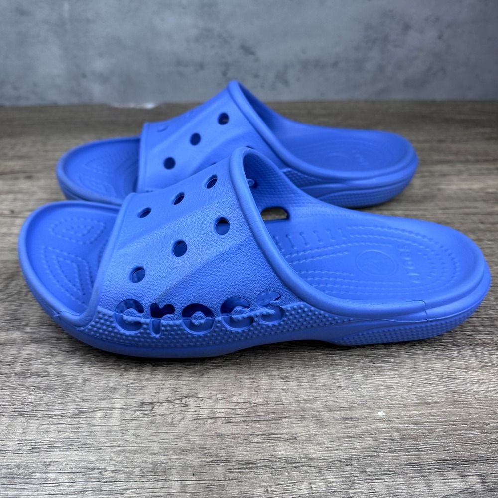 Crocs~Women's~Baya Purple Slide Sandals~Size 8